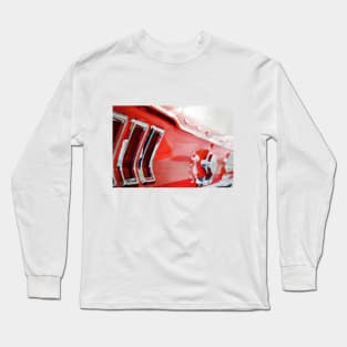 Vintage american muscle car in watercolor Long Sleeve T-Shirt